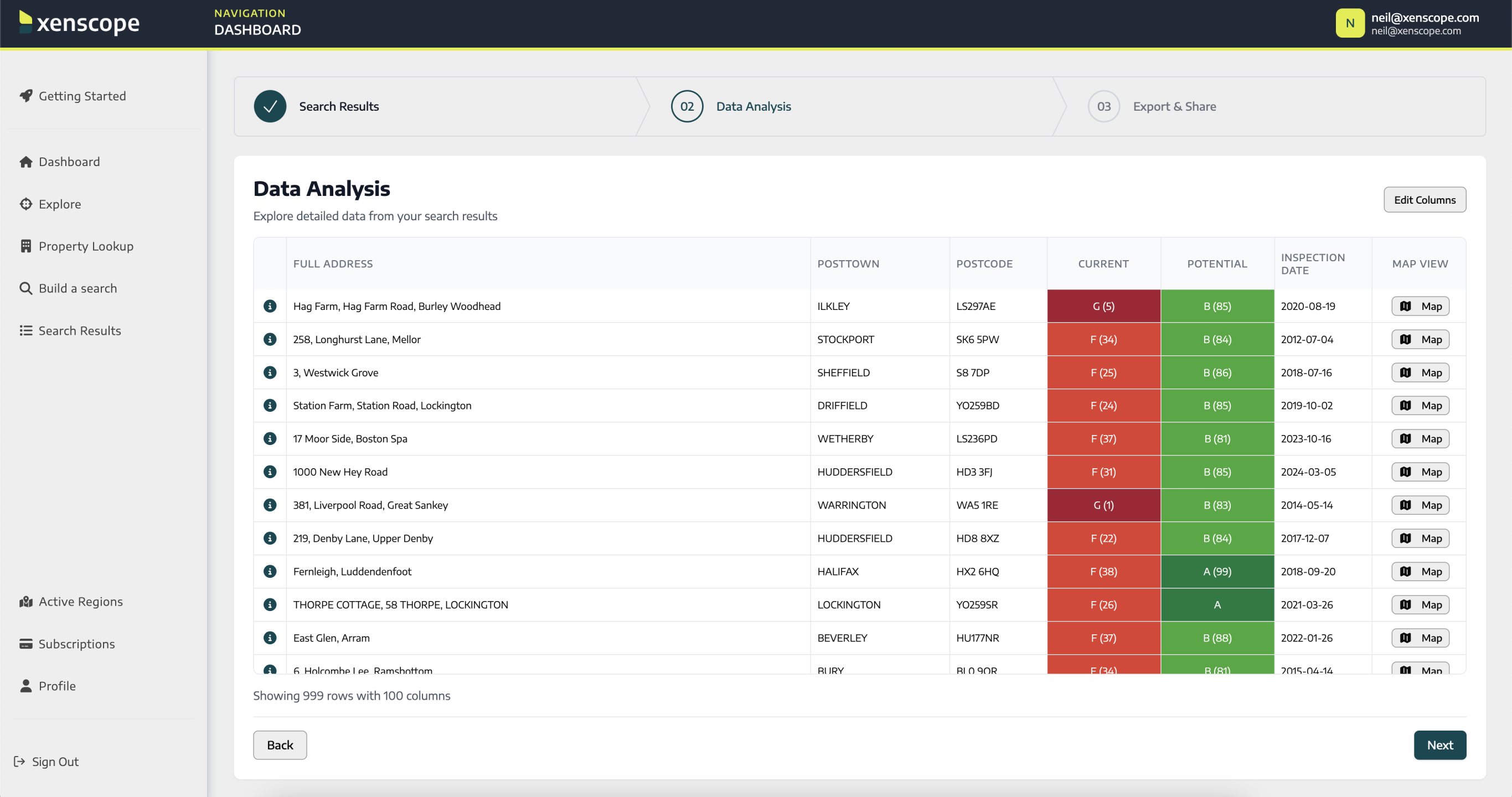 Xenscope Desktop Application Screenshot